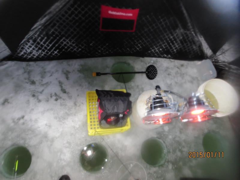 Ice Fishing Gear & Tent Set Up!